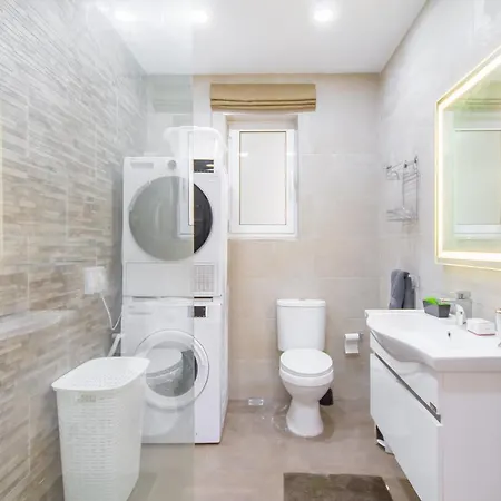 Palm Modern 200mt From Sea - Happy Apartment *